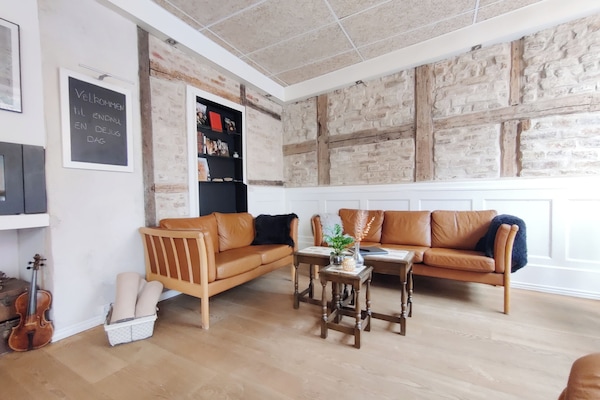 30-inch flat-screen TV with digital channels