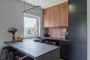 City Apartment | Living area - Lumina deluxe 3-room apartment (Lodz)