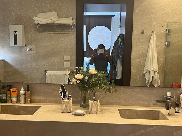 Towels, toilet paper
