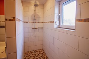 Een douche, een haardroger