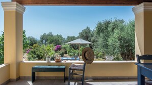 Maison, 2 chambres, vue sur la mer | Terrasse/patio