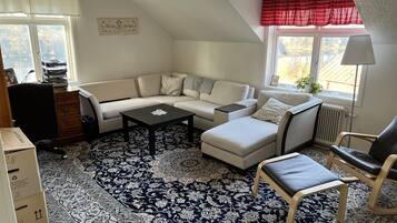 Deluxe suite, 1 kingsize bed, niet-roken | Woonruimte