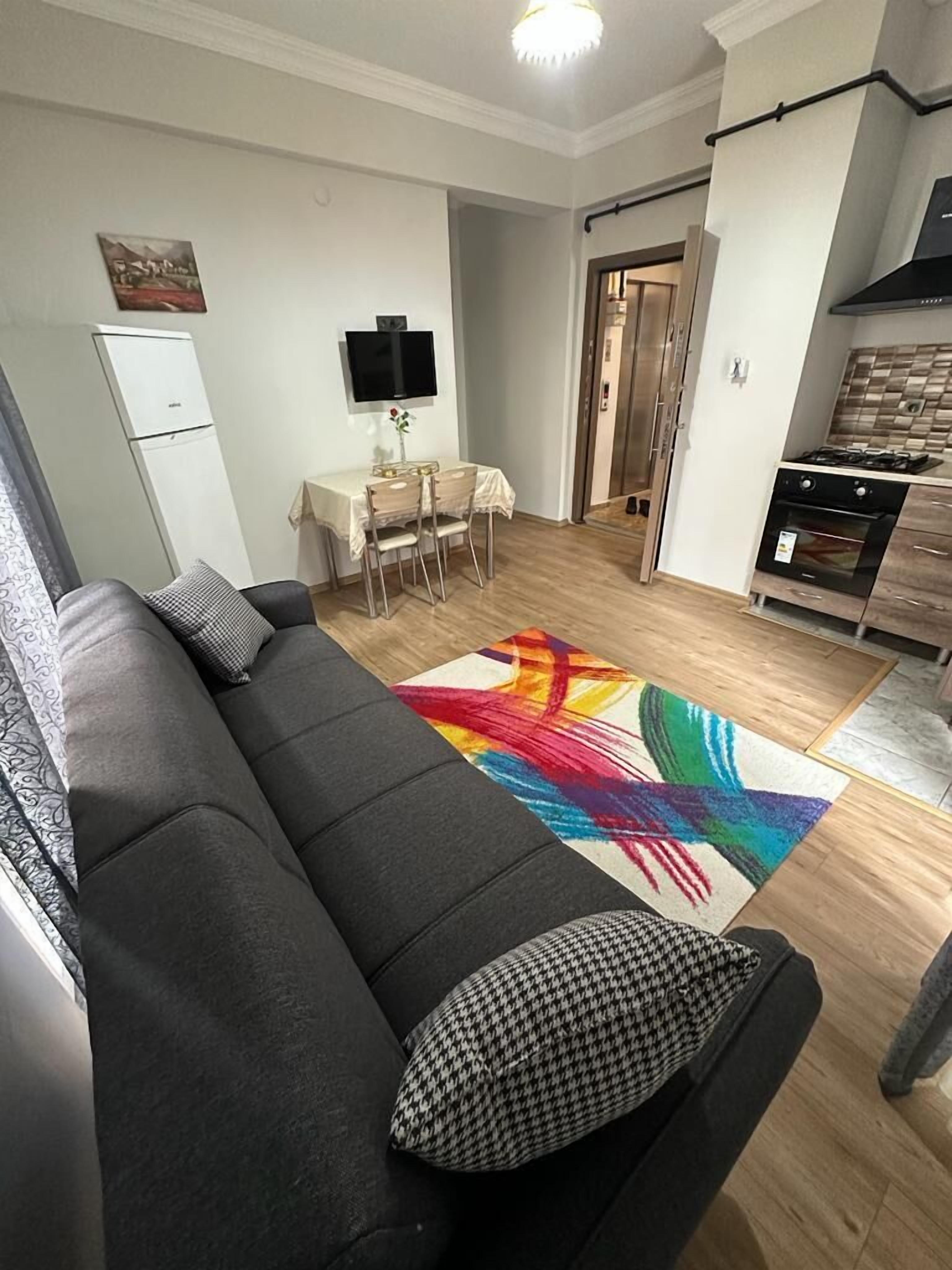 apartment, 1 bedroom | living area | fireplace