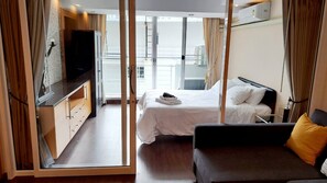 Apartment, 3 Bedrooms, Accessible, Balcony | 3 bedrooms - 6D - 3 Bedroom Downtown Apartment With Shared Pool (Bangkok)