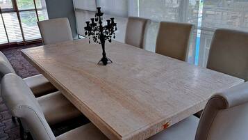 Apartment, 3 Bedrooms, Accessible, Balcony | Dining