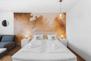 1 Schlafzimmer, Schreibtisch, Reisekinderbett, kostenloses WLAN