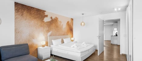 1 Schlafzimmer, Schreibtisch, Reisekinderbett, kostenloses WLAN