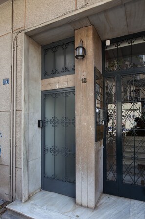 Front of property - Charming Urban Oasis at Megaro Mousikis (Athens)