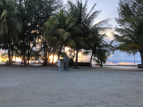 Vista a la calle. Ocean Pearl Maldives