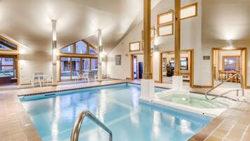 Indoor pool, a heated pool