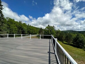 Terrace/patio - Scenic CountryHouse on 122 acres
 (South New Berlin)