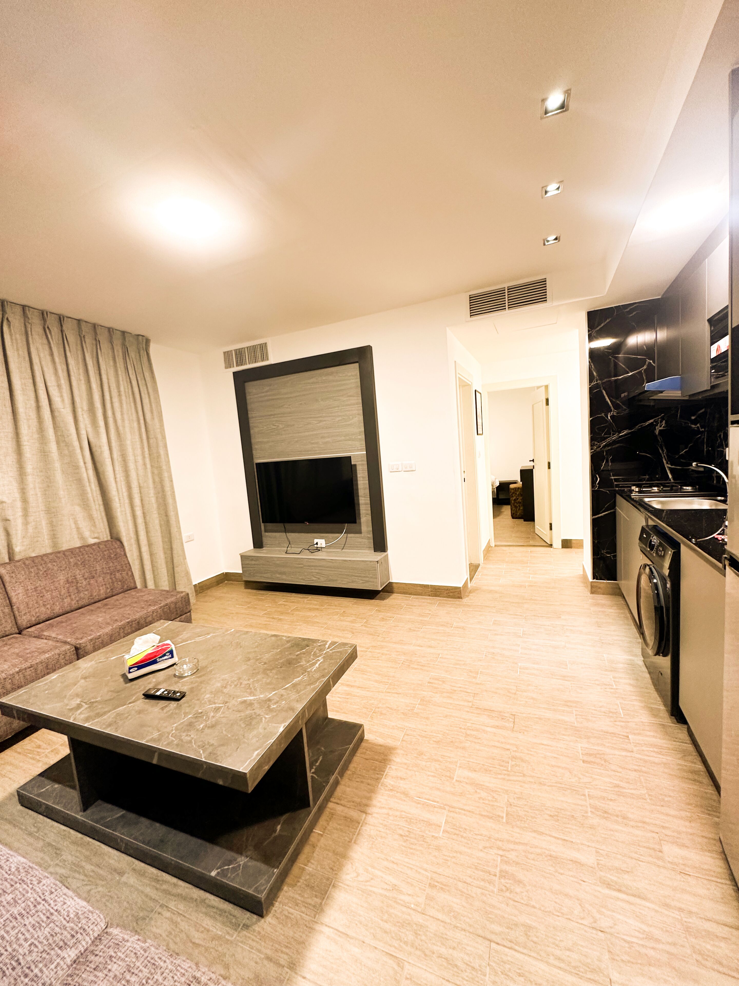 Apartamento, 1 quarto, terraço, vista para a cidade | Sala de estar