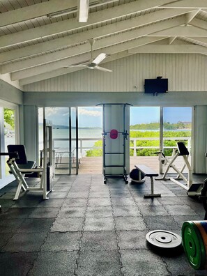 Fitness facility - A luxurious beachfront villa with private beach on a calm lagoon. Montego Bay JA (Montego Bay)