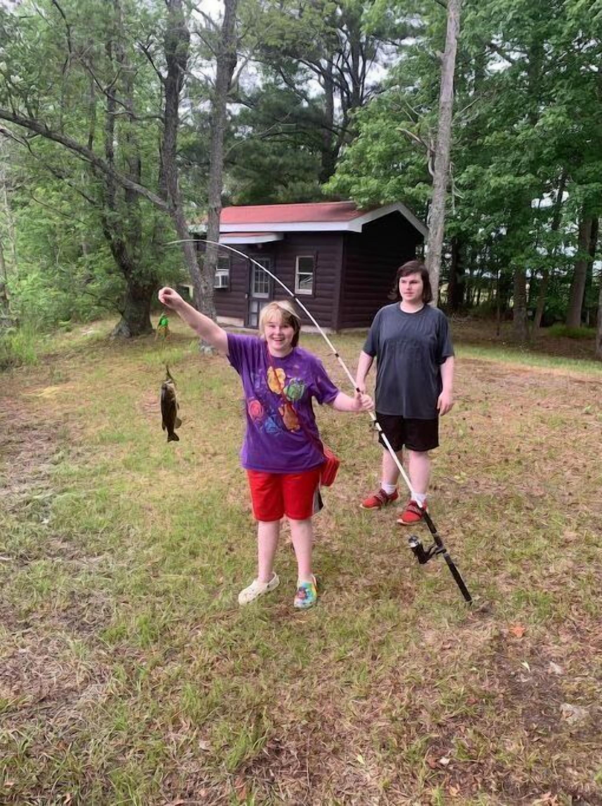 Mini Cabin 2 Near Ocean City & Assateague On catch and release fishing lake