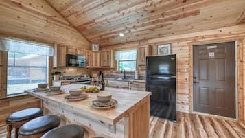 Cabin, Multiple Beds, Hot Tub (682 Old Comfort Ben) | Private kitchen | Coffee/tea maker