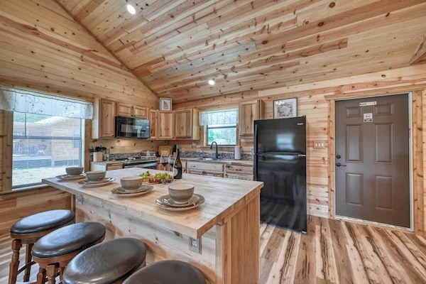 Cabin, Multiple Beds, Hot Tub (682 Old Comfort Ben) | Private kitchen | Coffee/tea maker
