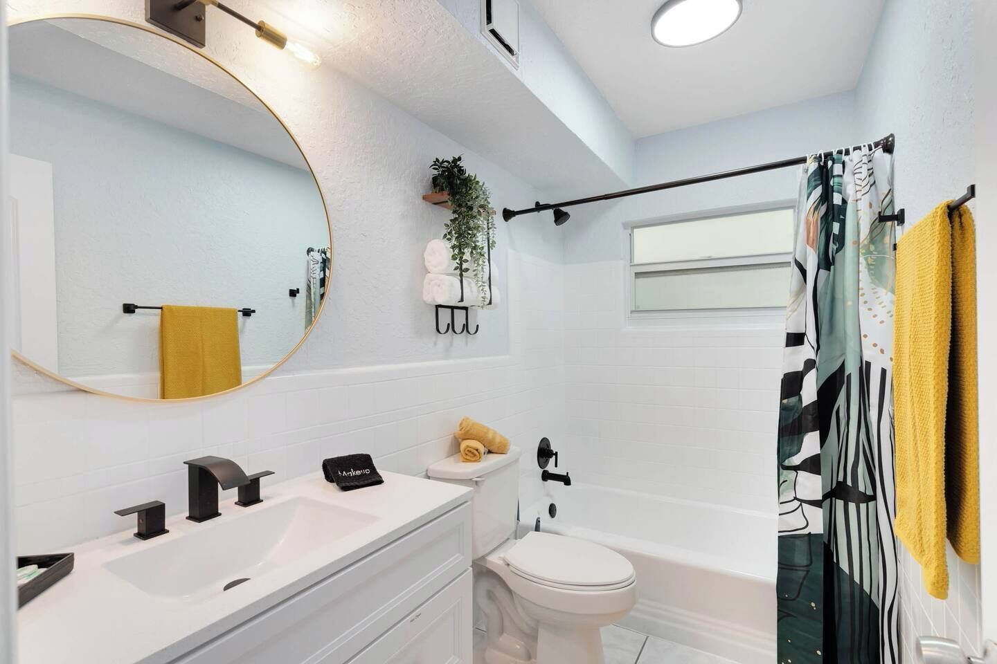 Shower, eco-friendly toiletries, hair dryer