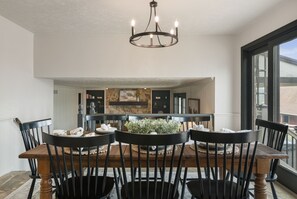 Dining - Amazing views, hot tub/outdoor fireplace, countryside, farm with calves & goats. (Navarre)