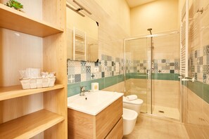 Shower, hair dryer, bidet