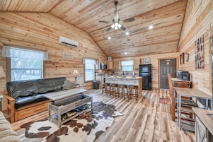 Cabin, Multiple Beds, Hot Tub (682 Old Comfort Opal) | Living area