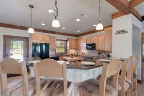 House, Multiple Beds, Patio (465 Bear Crk M & B) | Private kitchen | Coffee/tea maker - Ranch Retreat Combo With Stunning Creek View-fire Pit (Fredericksburg)