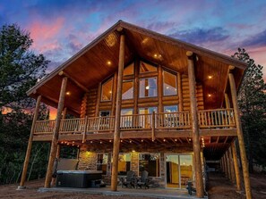 Exterior - Lakefront Log Cabin | Private Hot Tub | Stunning Lake Views (Divide)