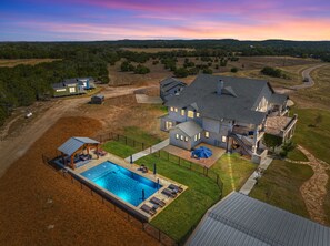 Exterior - Luxurious Hill Country Retreat With Pool and Firepit! (Dripping Springs)