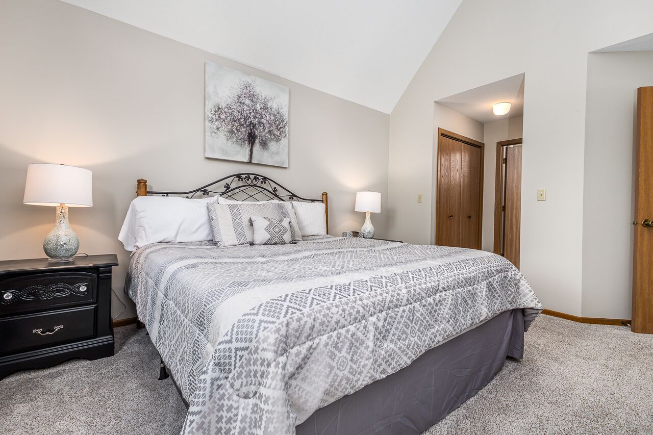2 bedrooms, iron/ironing board, travel crib, WiFi