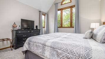 2 bedrooms, iron/ironing board, travel crib, WiFi