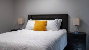 1 bedroom, iron/ironing board, travel crib, free WiFi