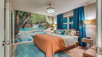 2 chambres, fer et planche à repasser, Wi-Fi gratuit, draps fournis