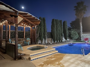 Outdoor pool, a heated pool - Captain Home w Saltwater Pool-close to Ft Bliss & Mt (El Paso)