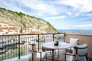 Udsigt fra overnatningsstedet