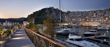 Blick von der Unterkunft