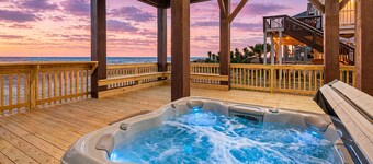 Beachfront 5BR | Hot Tub | Game Room | Sleeps 19