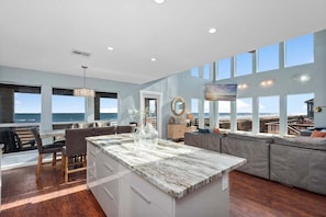 Interior - Beachfront 5BR | Hot Tub | Game Room | Sleeps 19 (Galveston)
