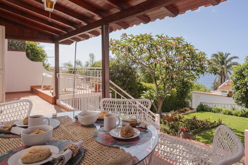 Wohnung mit Garten - Casa Frangipani