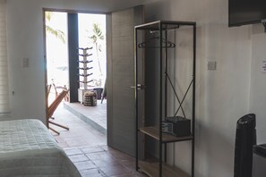 Comfort Double Room, 2 Double Beds, Private Bathroom, Beach View
