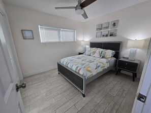 Desk, iron/ironing board, travel cot, free WiFi