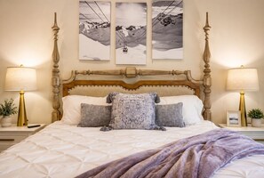 5 bedrooms, iron/ironing board, WiFi (free), bed sheets