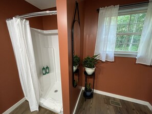 Shower, hair dryer, towels, soap - Mentone, AL - Hidden Gem on Lookout Mountain (Mentone)