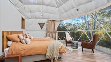 Cabaña de lujo | 1 dormitorio, ropa de cama de alta calidad, colchones viscoelásticos