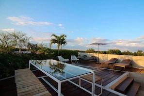 Terrace/patio - 3 Bedroom Apartment with Amazing Design and a Stunning Hammock
(Tulum)