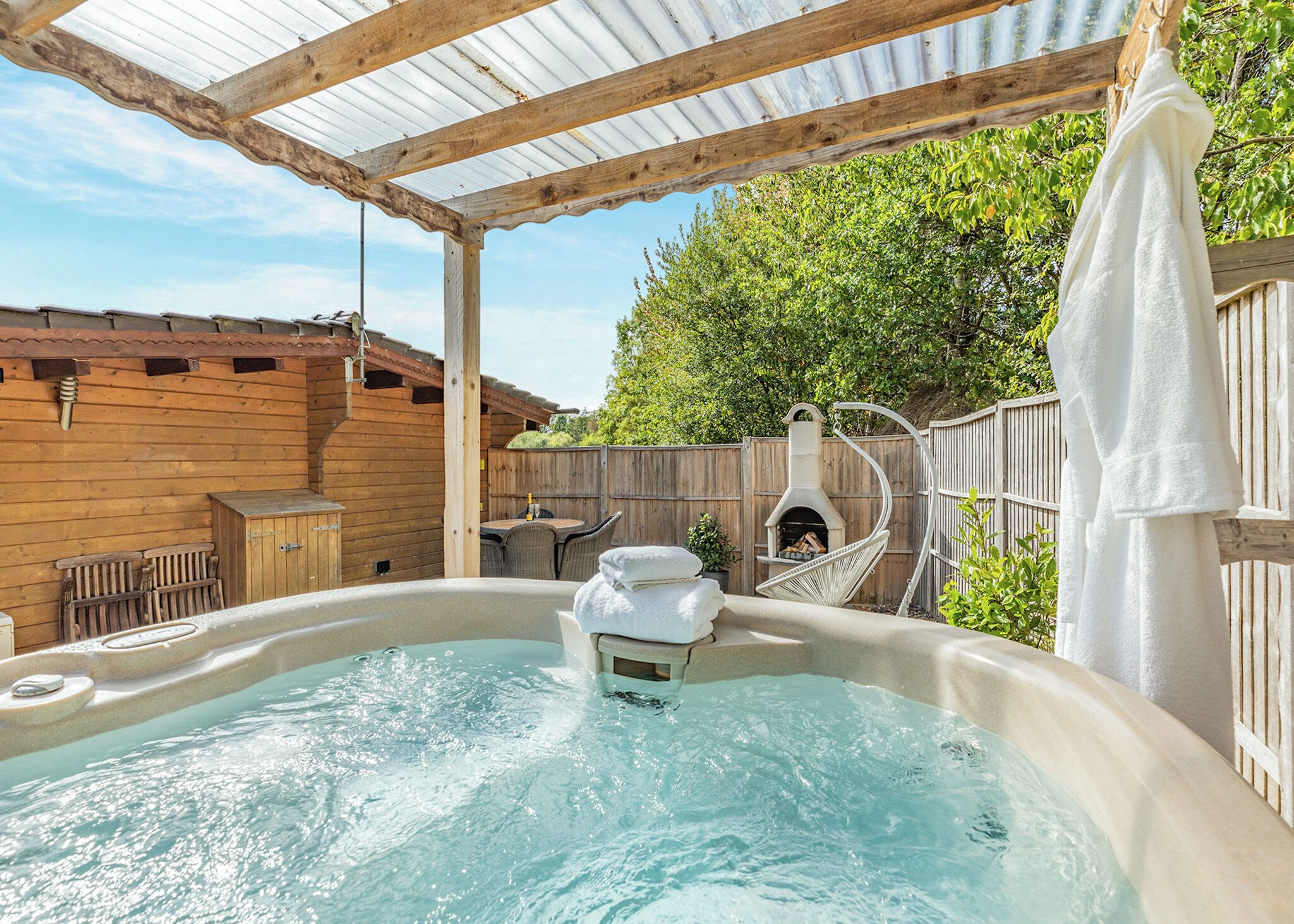 Bain à remous extérieur