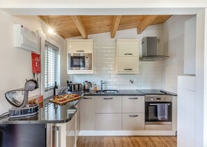 Fridge, oven, stovetop, toaster