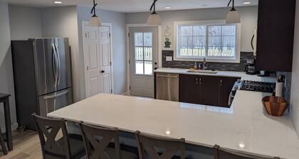 Spacious home <1 mile from Crystal Mountain & Betsie River - Pet Friendly!