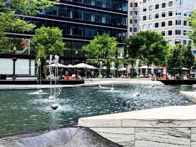 DC Downtown Condo + Parking - 6 mo min, rooftop/gym/pets welcome, available now