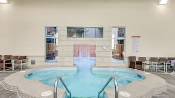 Indoor pool, a heated pool