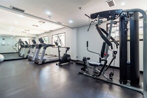 Fitness facility - Flat in Hotel in Berrini, Brooklin WTC Events (Cidade Monções São Paulo)