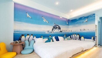 精品客房, 2 张大床, 无烟房, 山景 | 1 多间卧室、迷你吧、特色家居、笔记本电脑工作区